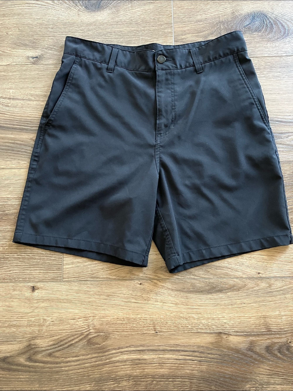 Panama Jack Women's Black Flat-Front Shorts